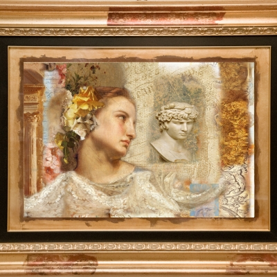 Cena z okvirjem/ price with frame: 500,00€